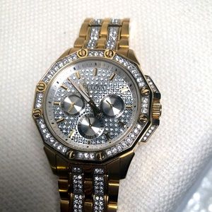 Bulova Mens Swarovski crystal Octava Watch(98C126)